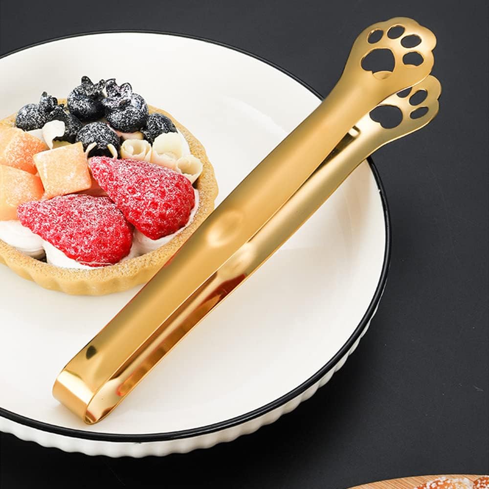 Mini Dessert Tongs, Tong Clips for BBQ, Salad, Candy, Mini Tongs -Pack of 3 Mini Dessert Tongs, Tong Clips for BBQ, Salad, Candy, Mini Tongs -Pack of 3